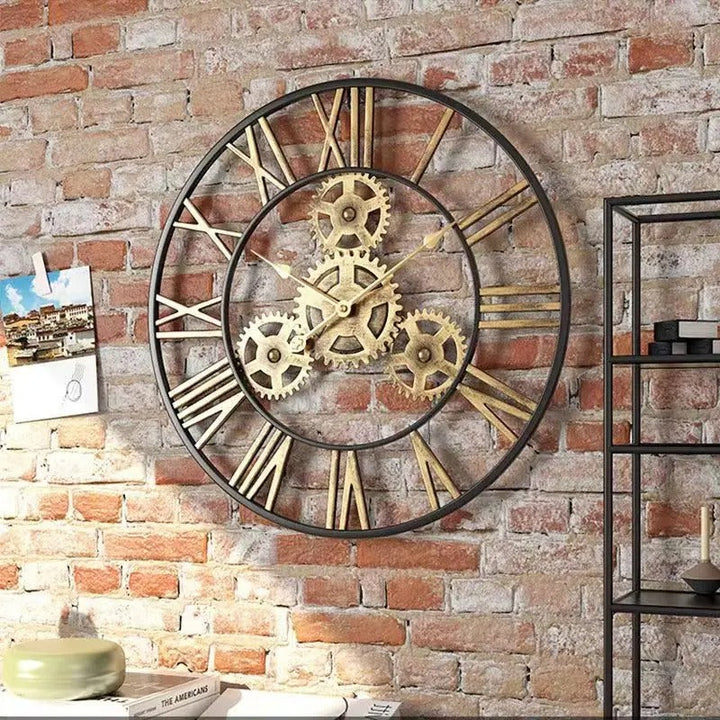 horloge murale style industrielle Image
