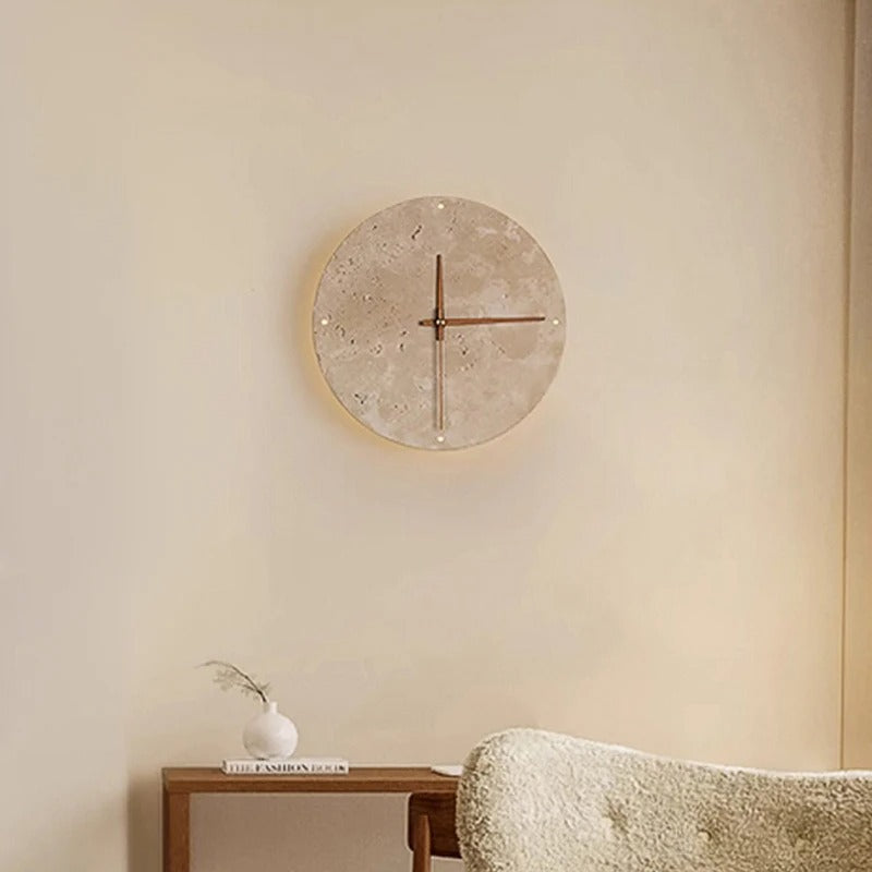 Horloge pierre naturelle